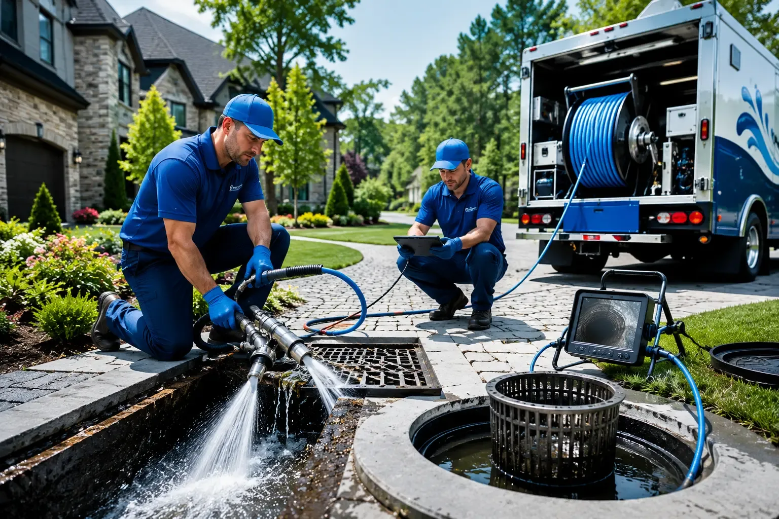 Local outdoor drain cleaning professionals in Stevens, PA